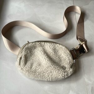 Lululemon cream cross body w/a bag!